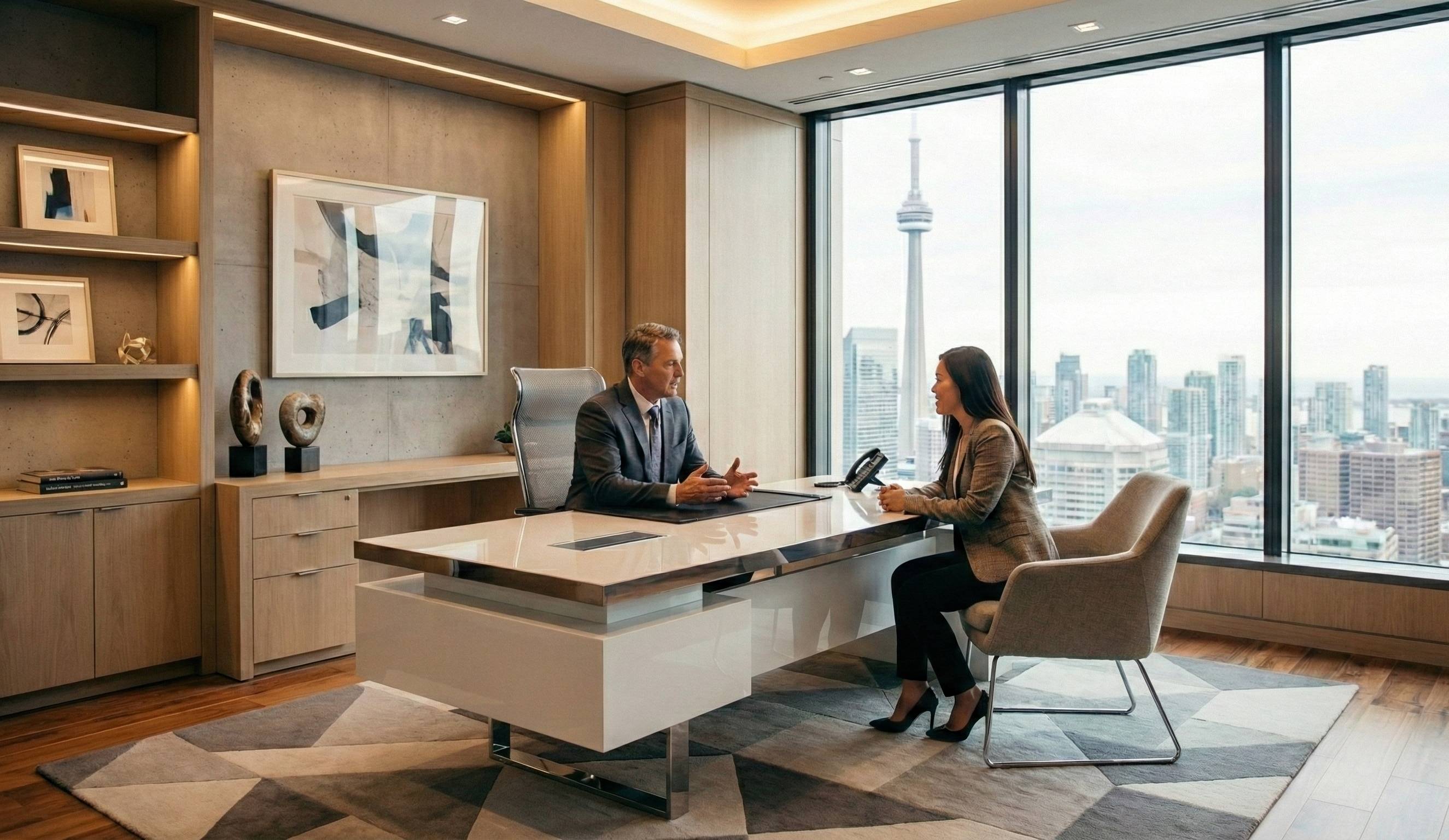 Professional office setting